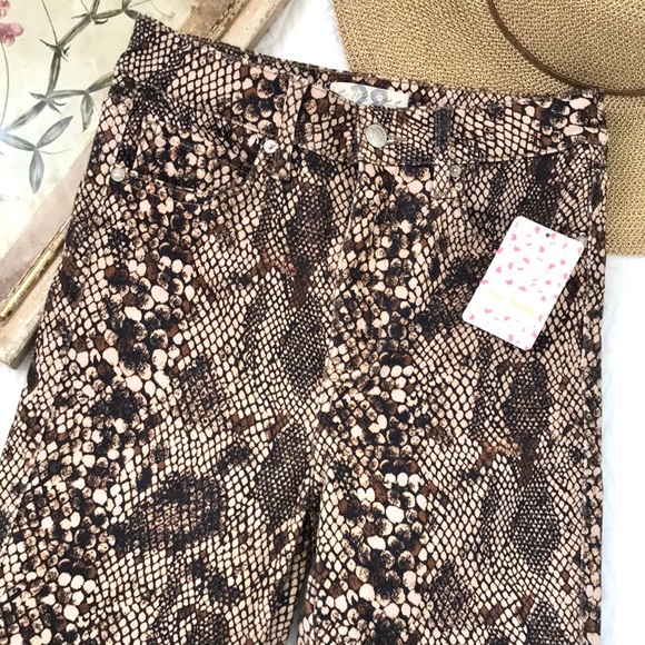 NWT Free People Two Faced Snakeskin Jegging - Picture 11 of 16